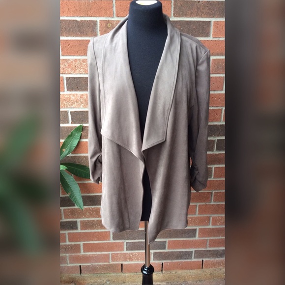 Alfani Jackets & Blazers - Alfani Faux Suede Jacket